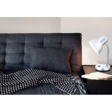 GLOBO 2487 BASIC stolové svítidlo 1xE27 stříbrná metalíza