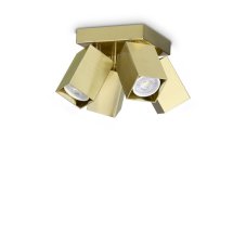 Stropné svietidlo 4x GU10 mosadzná IP20 Ideal Lux DYNAMITE 371320