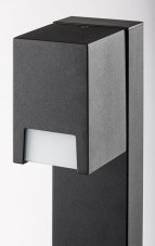 RABALUX 77056 Cernon venkovní stojanové svítidlo/sloupek V800mm 1xGU10 IP44 černá, bílá