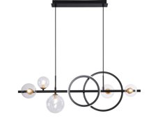 Závěsné svítidlo 5x G9 + LED 2300 lm černé Zuma Line TAREMI MD2448-7B-3BGD