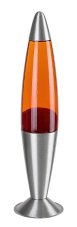 RABALUX 76107 Lollipop3 lávová lampa D75mm LED 25W/29lm 3000K strieborná, oranžová