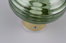 TRIO Reality R27771115 EARL dotykové nástěnné svítidlo SMD LED 1,5W/140lm 3000K mosazná, zelená, nabíjecí baterie, USB kabel