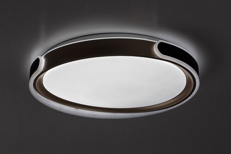 RABALUX 71292 Jindri stropní svítidlo D500mm LED 48W/3000lm 3000-6500K černá, zlatá, bílá, stmívatelné, dálkový ovladač