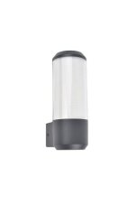 LUTEC 5288201118 HEROS exteriérové nástěnné svítidlo 1xE27 IP44 tmavěšedá