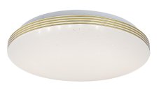 RABALUX 75057 Toma stropní svítidlo D340mm LED 18W/1800/1440lm 4000K IP44 zlatá, bílá