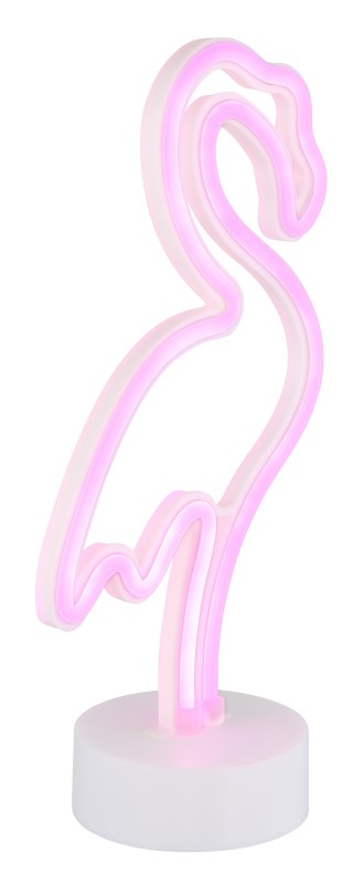 GLOBO 28064 FLAMINGO dekoračné osvetlenie LED 2W biela