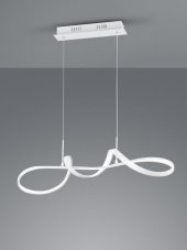 TRIO Reality R37091131 PERUGIA závesné svietidlo SMD LED 37W/4500lm 4000K biela matná, switchdimmer