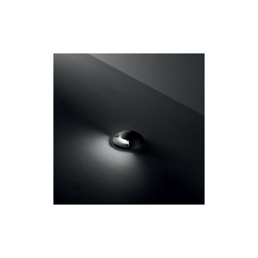 Ideal Lux 269504 WAY vonkajšie zápustné svietidlo do zeme 1xG9 D50mm IP67 čierna 3000K