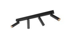 TRIO 849210432 AMBALA stropní bodové svítidlo/spot SMD LED 4x5,5W/500lm 2300+3000+4000K černá matná, switchdimmer