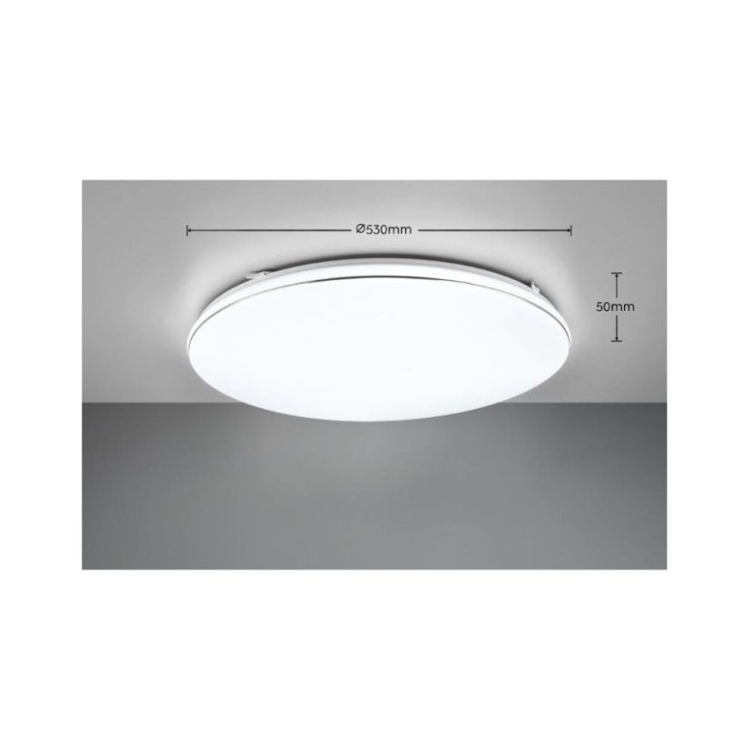 TRIO Reality R64144101 BLANCA stropné svietidlo SMD LED D530mm 46W/5600lm 4000K biela, switchdimmer