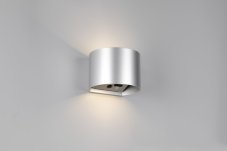 TRIO Reality R24161687 GENIE vonkajšie nástenné svietidlo efektné SMD LED 2x1W/150lm 3000K IP44 titánová