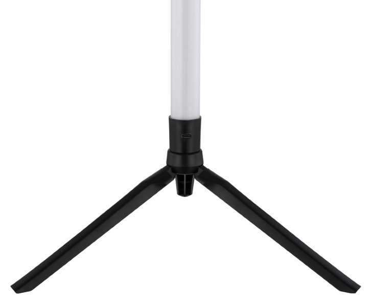 GLOBO 28062 ROCKY dekorační osvětlení - stojací lampa V1130mm LED 7 RGB černá, dúhový efekt, USB Cable incl., dálkový ovladač