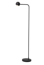 LUCIDE 36721/03/30 COMET stojací lampa V1380mm LED 3W/240lm 2700K černá, nabíjecí baterie, 3StepDIM