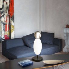 Ideal Lux 314204 LUMIERE stolná lampička LED V500mm 18W 2250/650lm 3000K čierna, biela
