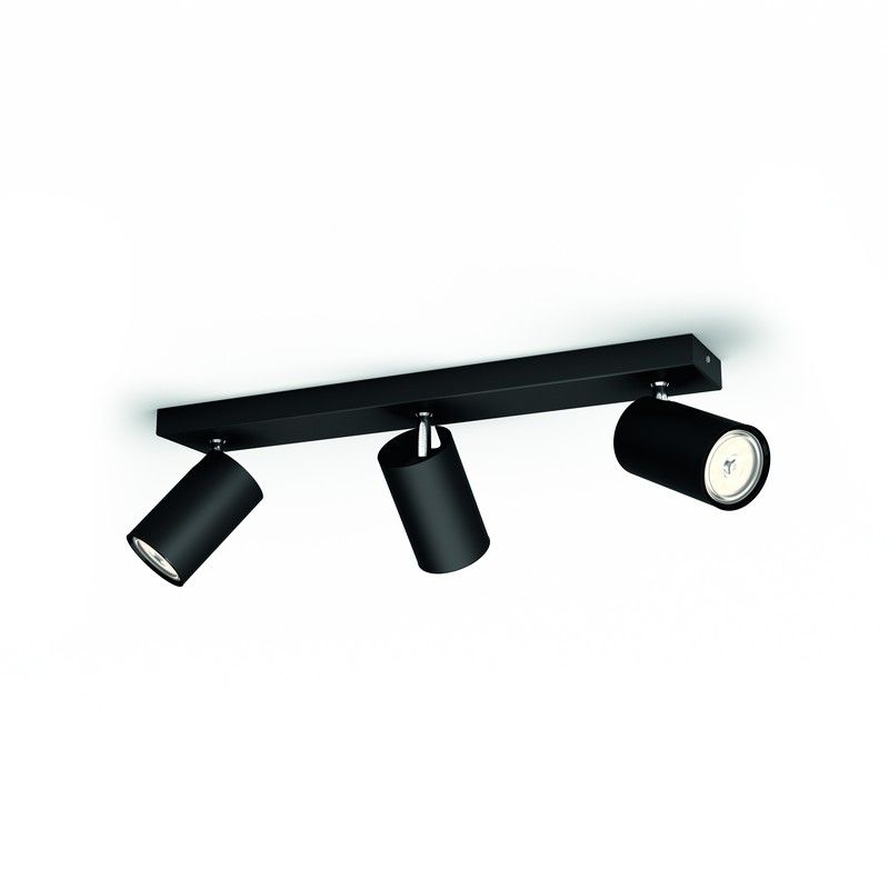 Philips 50593/30/PN Kosipo spot 3xGU10 černý