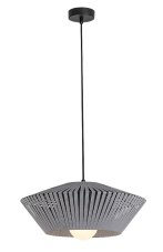 RABALUX 72150 Revan závěsné svítidlo D400mm 1xE27 černá, šedá