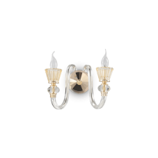 Nástěnné svítidlo Ideal lux 140599 STRAUSS AP2 2xE14 40W jantar