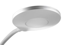 GLOBO 52290102 CARMEN stolové svietidlo LED 4,6W 300lm 3000K strieborná, adapter incl., 3StepDIM