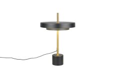 TRIO 540210180 KEATON stolná lampička V455mm SMD LED 12W/1400lm 2300+3000+4000K čierna, zlatá