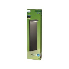 Philips 8720169257436 UltraEfficient Bustan venkovní stojanové svítidlo/sloupek LED V770mm 3,8W/800lm 2700K IP44 antracit