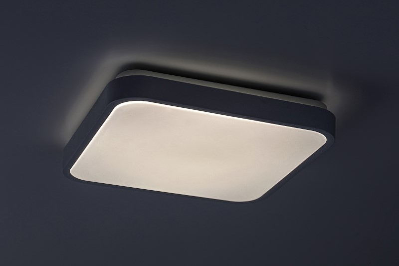 RABALUX 77138 Lowar vonkajšie stropné svietidlo so senzorom 285x285mm LED 18W/1150lm 4000K IP44 biela