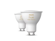 Philips Hue White Ambiance 8720169230033 LED žárovka GU10 4,2W/400lm 2200-6500K bluetooth 2-set