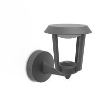 Venkovní nástěnné svítidlo se senzorem LED 2700K antracitová IP44 PHILIPS UltraEfficient Nuvy 8721103104878