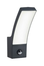 Rabalux 7505 Palanga venkovní nástěnné svítidlo LED 12W 800lm 3000K IP44 antracit, senzor
