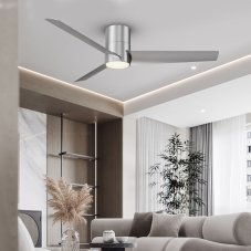 Immax 07135-S NEO LITE FRESH Smart LED stropné svietidlo s ventilátorom Tuya WiFi strieborné
