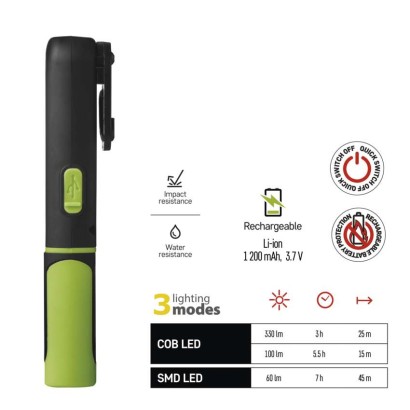 EMOS P4537 nabíjacie pracovné LED svietidlo 330lm
