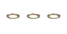 TRIO 635110307 HIMAL zapustené svítidlo D85mm SMD LED 3,5W/450lm 2700+4000K IP65 nikl matný 3-set