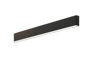 Ideal lux Pro 267135 STEEL stropné svietidlo s podsvietením LED 36W 3700/2900lm 4000K čierna, UGR