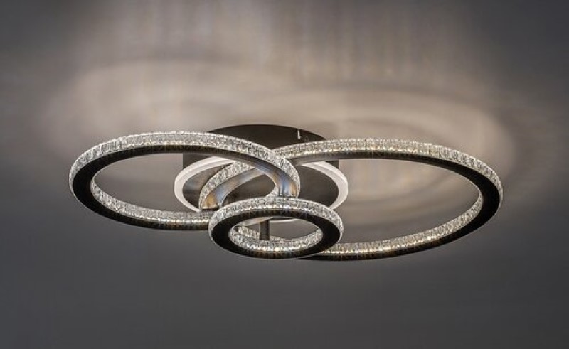 RABALUX 71392 Maziar stropní svítidlo LED 40W/3700lm 3000-6500K černá, bílá, stmívatelné, dálkový ovladač