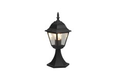 TRIO 505760132 LIVENZA venkovní stojanové svítidlo/sloupek V390mm 1xE27 IP44 černá matná