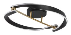 RABALUX 71149 Adalind stropné svietidlo D600mm LED 40W/4800/2200lm 3000K čierna, zlatá, biela
