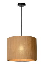 LUCIDE 03429/42/30 MAGIUS Závěsné svítidlo E27 1x40W světlé dřevo, černá