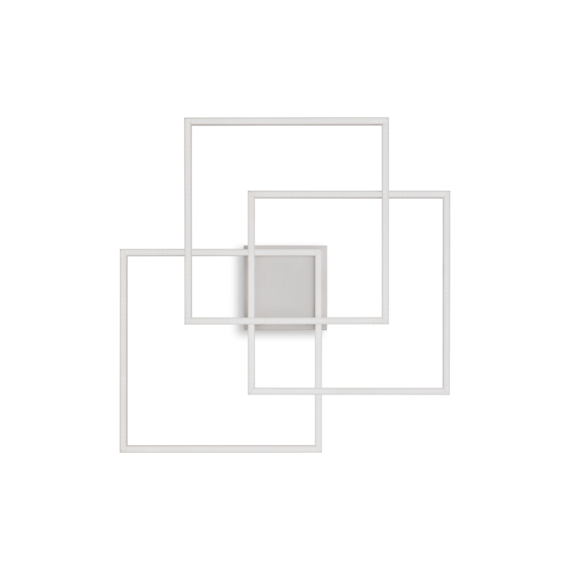 IdealLux 230702 FRAME-2 PL stropné LED svietidlo 35W 2800lm 3000K IP20 biela