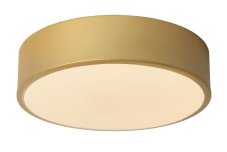 LUCIDE 79185/20/02 UNAR stropní svítidlo D200mm LED 12W/580lm 2700K mosazná, opálová, switchdimmer