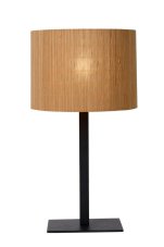LUCIDE 03529/81/30 MAGIUS Lampička E27 1x40W světlé dřevo, černá