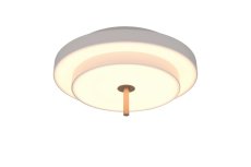 TRIO 640210176 KEATON stropné svietidlo D400mm SMD LED 34,5W/4000lm 2300+3000+4000K svetlošedá, switchdimmer