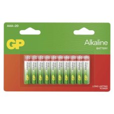 GP B0412L Alkalická batéria GP Alkaline LR03 (AAA) SET-20ks