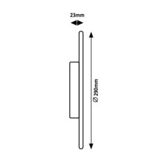 RABALUX 2141 modul SMD LED D290mm 24W/3000lm 3000K průhledná