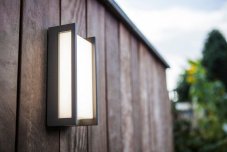 LUTEC 5193013118 QUBO exteriérové nástěnné svítidlo LED 17,3W/1300lm 4000K IP54 tmavěšedá