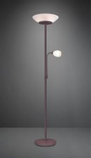TRIO reality R40063124 GERRY stojacia lampa 2x E27 1x E14 hrdzavá