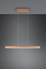 TRIO 343310165 HELIOS závěsné svítidlo dotykové SMD LED 28W/3300lm 2700-6500K kávová, bílá