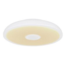 GLOBO 41366W RAFFY LED stropní svítidlo s reproduktorem D280mm 18W/1000lm 3000-6500K IP44 bílá, opál, RGB, bluetooth, stmívatelné, dálkové ovládaní