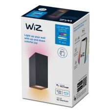 Philips Wiz Colors 8719514554610 Wall light nástěnné svítidlo 2xGU10 2x5W/345lm 2200-6500K+RGB černá