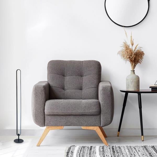 RABALUX 74051 Barto stojacia lampa LED V1250mm 19W RGB matná čierna, diaľkový ovládač