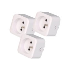 Immax 07762C NEO LITE Smart vnitřní zásuvka s kolíkem v2 typ E 255V 55x55x75mm, bílá, WiFi, 3-set