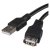 Nabíjací a dátový kábel USB 2.0 USB-A/USB-A 2m čierna EMOS S70201